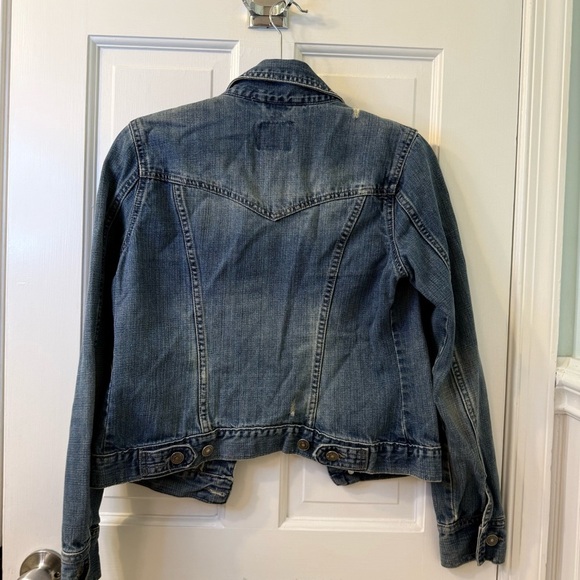 Aeropostale Blue Jean Distressed Jacket - Picture 3 of 7